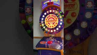 Super Spin jackpot #arcade #arcadegames #newvideo #bigwin #jackpot #shorts #chuckecheese
