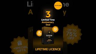 Luminar Neo 3rd Anniversary - SAVE 75%!