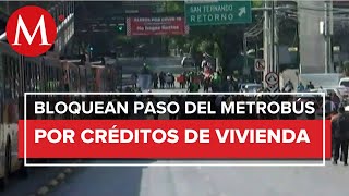 Protestan habitantes de Coacalco; piden liberación de sus créditos de vivienda