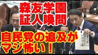 森友学園・籠池氏証人喚問。葉梨康弘！自民の追及が怖すぎ！2017年3月23日衆議院予算委員会。