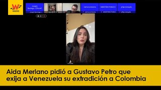 Aida Merlano pidió a Gustavo Petro que exija a Venezuela su extradición a Colombia