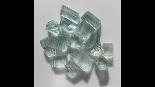 Beautiful Facet Rough Aquamarine Gemstones Lot