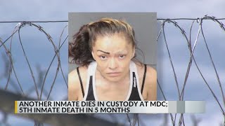 Officials name inmate who died at MDC