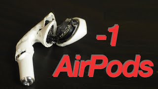 ЧТО ДЕЛАТЬ ЕСЛИ ПОТЕРЯЛ ИЛИ СЛОМАЛ ОДИН НАУШНИК AIRPODS (1, 2)