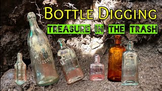 Bottle digging Adventure History Found Deep in the ground