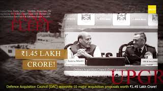 டிஏசி ரூ. 1,44,716 கோடியின் 10 மூலதன கையகப்படுத்தல் திட்டங்களுக்கு ஒப்புதல் அளித்தது