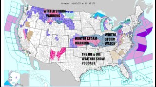 Joe \u0026 Joe Weather Show Developing Storm in the Plains to Bring Snow From Kansas to the Mid Atlantic