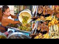 Multiple Choose Of Foods For Lunch - Cambodian Cheap And Yummy Street Food In Phnom Penh