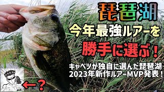 勝手に選ぶ！2023年の新作琵琶湖で釣れる優勝ワーム！このワームやっぱ釣れる！キャベツ的に2023年の新作で一番信頼出来るワームはコレだ！【琵琶湖バス釣り】