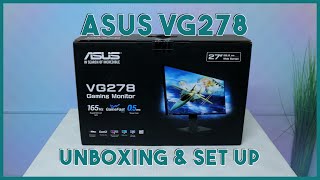 ADVANTI UNBOX ME : Asus VG278QR Gaming Monitor | Unboxing \u0026 Setup