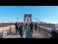 🍊 brooklyn bridge manhattan new york city pov walking tour²·⁷ᴷ⁶⁰