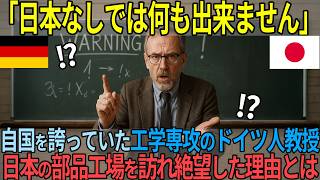「日本なしでは何も出来ない...」ドイツ人教授が絶望した日本の小さな部品が世界を支配する現実とは？【海外の反応】