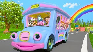 Wheels on the Bus | Best Sing Along Songs & Nursery Rhymes | Cartoons by Little Treehouse