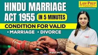 Hindu Marriage Act 1955 Explained in 5 Minutes | Everything About Hindu Marriage and Divorce