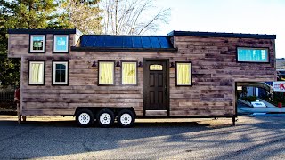 Gorgeous tiny house on wheels with spacious and airy space that meets all the requirements