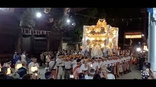 令和6年魚吹八幡神社秋祭り宮出16番丁