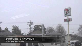 鈴鹿市の天気　雪　2012年2月2日