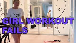 Girl Workout Fails || Funny Videos