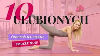 ❤️ 10 ULUBIONYCH: Ćwiczenia nogi - smukłe i piękne 👌 | NR 3. | Trening nóg | Ola Żelazo