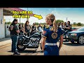 Outlaw Bikers Mock The WRONG Female Navy Seal At A Gas Station