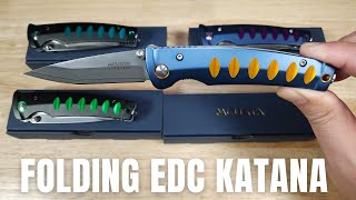 ULTIMATE FOLDING EDC KNIFE MCUSTA KATANA REVIEW