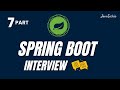 Spring Boot Interview Mastery | Question & Answer Guide for Developers | Part-7 @Javatechie