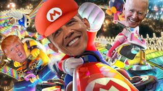 US Presidents Go Head-to-Head in Insane Mario Kart Race -- Who Wins?