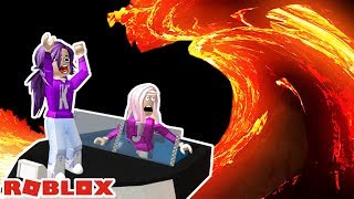 WIPED-OUT BY A HUGE WAVE OF LAVA! / Roblox: Lava Breakout 🌋
