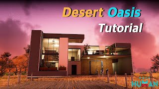 [Once human] Creating Modern House Design Desert Oasis | Tutorial