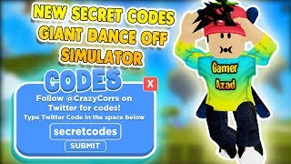 Twitter Codes Dance Off Roblox - codes de giant dance off simulator roblox
