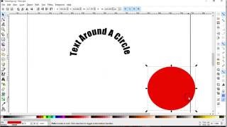 Text going around a circle - Inkscape Classroom