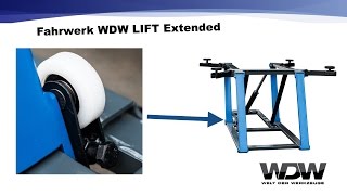 Fahrwerk WDW-LIFT Hebebühne Extended Kugelgelagert