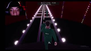 he go this way squid game meme
