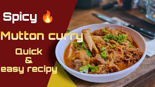 Mutton Curry |Easy Mutton Curry Kadapa style in cooker | కడప స్టైల్ మటన్ కర్రీ #trendingvideos