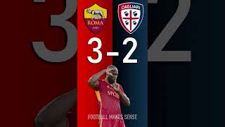 AS Roma vs Cagliari : Serie A Score Predictor - hit pause or screenshot
