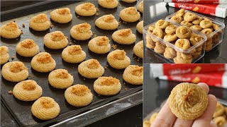 Ide kue kering lebaran 2023. Biscoff butter cookies yang renyah, enak, & super gampang.