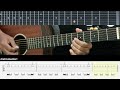 yellow coldplay easy guitar lessons tab guitar tutorial