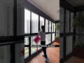 Aluminum folding window