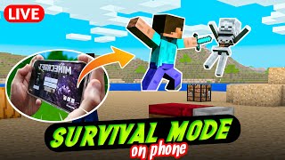 #shorts 🔴 MINECRAFT HINDI SURVIVAL LIVESTREAM 1.21.30 #minecraftpe