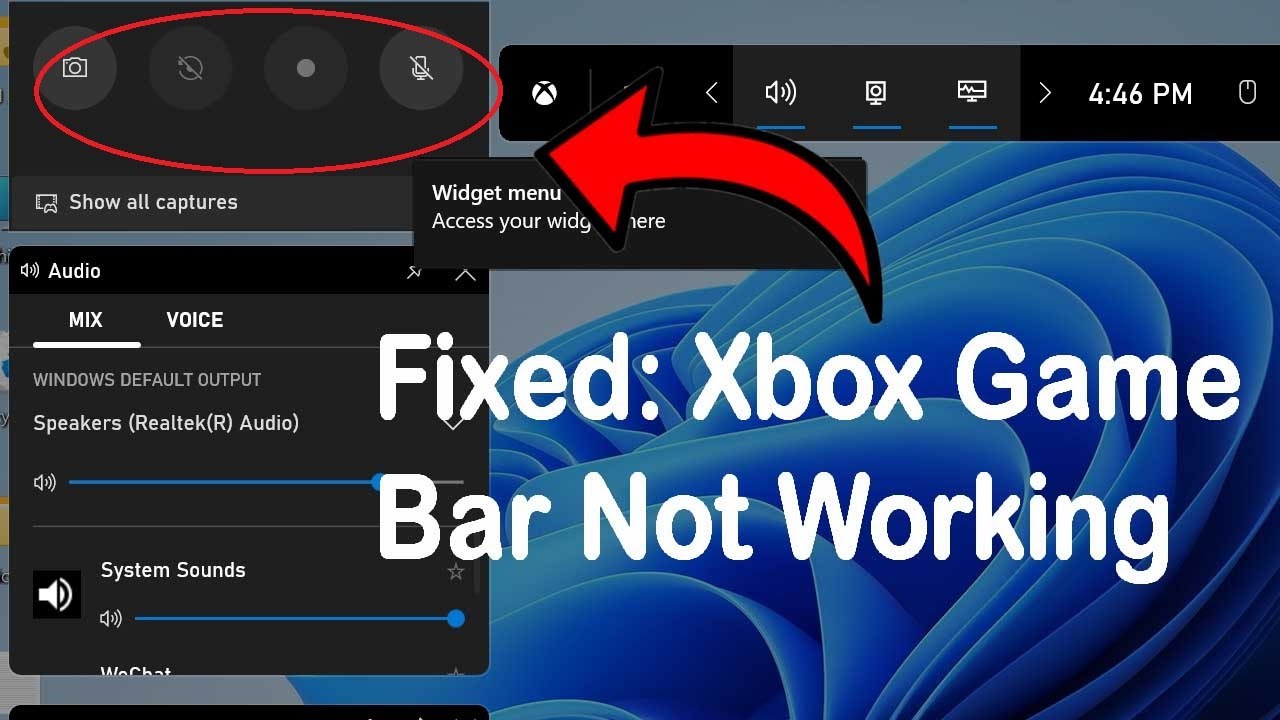 Game Bar Not Working Windows 11 | Xbox Game Bar Not Recording | Game ...