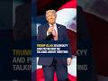 #Trump glad #Zelenskyy and #Putin may be talking about #meeting
