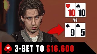 This Aggressive Amateur DESTROYED The Pros For A HUGE 6-Figure Score ♠️ PokerStars