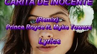 Prince Royce - Carita de inocente (Remix) (Lyrics)