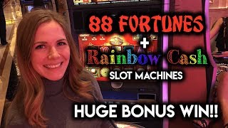 88 Fortunes HUGE Win! $8.80 Max Bet! Re-trigger!!!