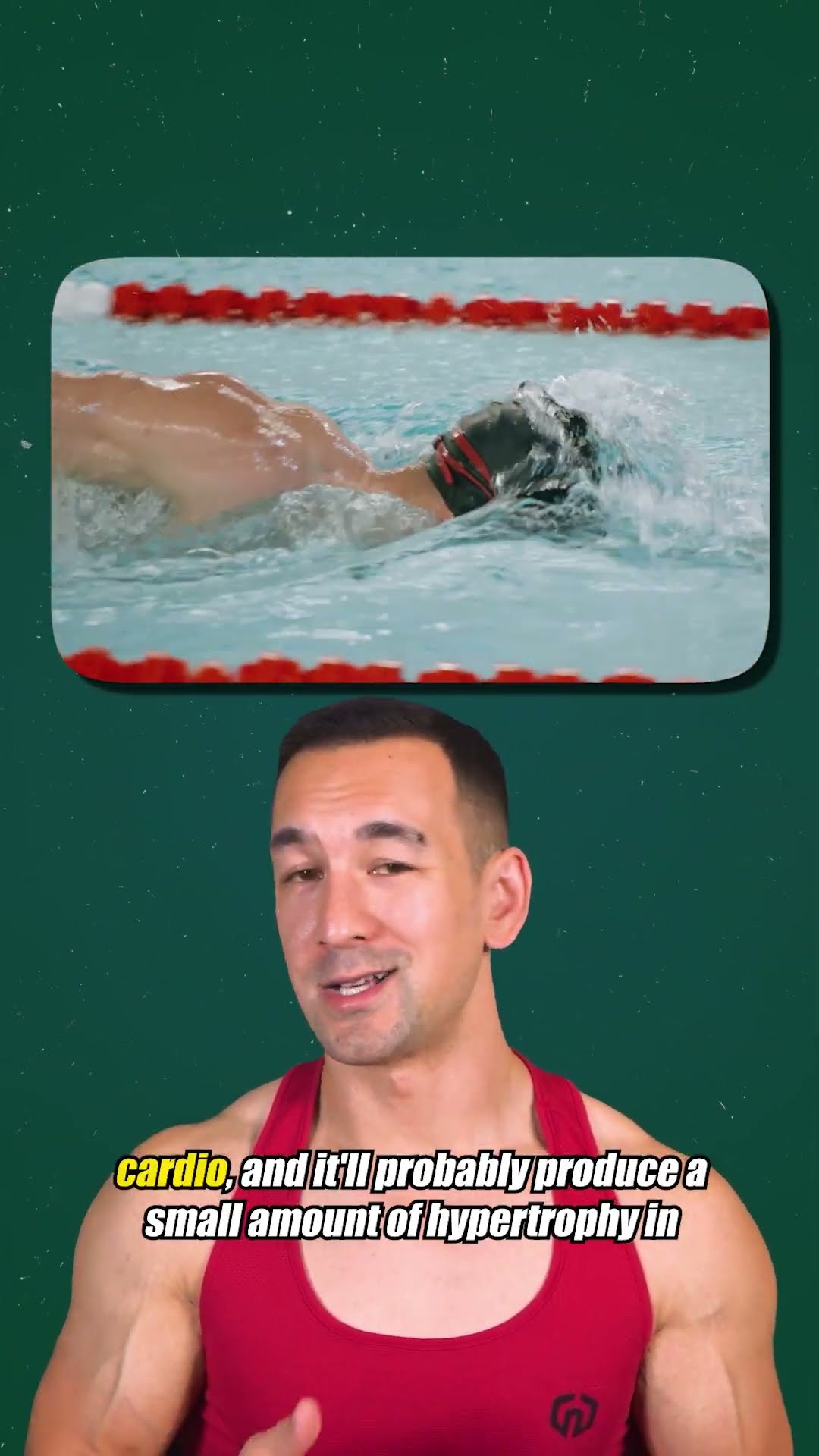 Swimmer physics vs. Gym Physics