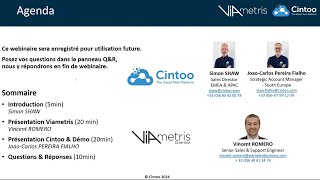 Webinaire Cintoo – Viametris le future de la digitalisation 3D