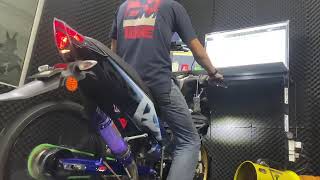 padu dan syahdu ni mat motor lc135 naik dyno?? berapi dok mntp