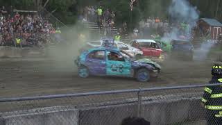 2024 Herkimer Co Fair Thursday Night Demo Derby Heat 3(Compacts)