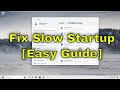 How to Fix Startup Time Extremely Slow on Windows 11 [Complete Guide]