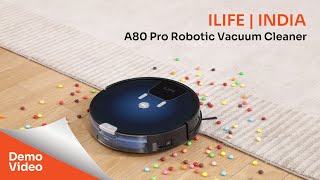 ILIFE A80 Pro Robotic Vacuum Cleaner Demonstration Video | Mobile Application \u0026 Maintenance